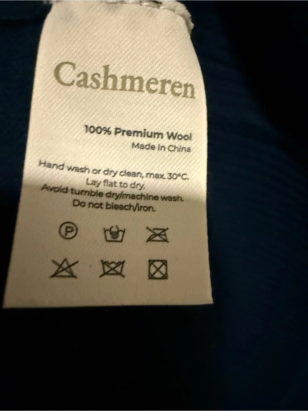 Cashmeren Dark Teal 100% Premium Wool Turtleneck Sweater - XL